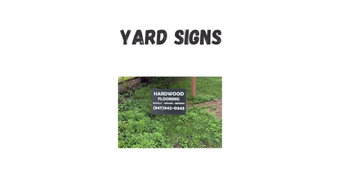YARD SIGN - VINYL